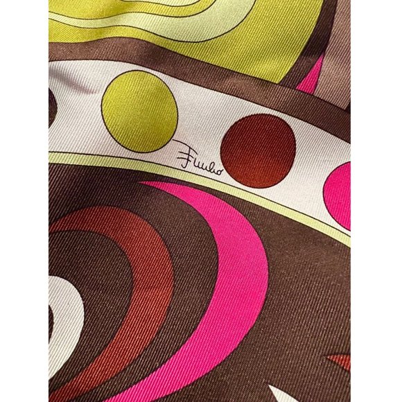 VINTAGE EMILIO PUCCI SILK SCARF 33" x 33" Square - Picture 4 of 8